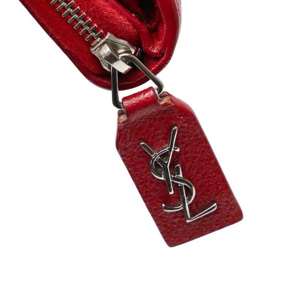 Saint Laurent Red Leather Wallet  (Pre-Owned) - Picture 11 of 11
